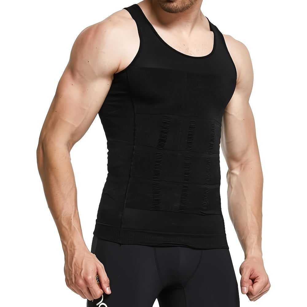 Men's High-Elasticity Waist Control Shapewear Vest