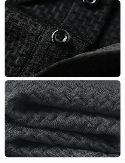 Plus Size Ice Sliky Fiber Fabric Polo Shirt - Lightweight Breathable Summer Casual