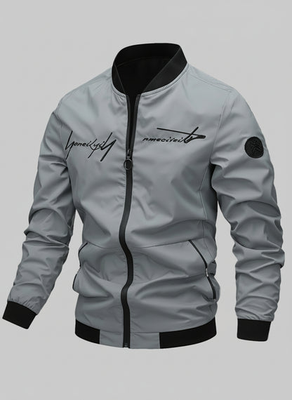 Men's Plus Size Baseball Jacket