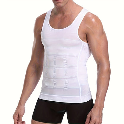 Men's High-Elasticity Waist Control Shapewear Vest