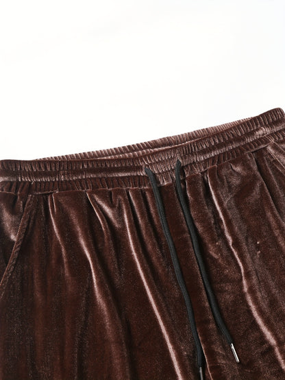 Plus Size Autumn/Winter Fleece-Lined Soft Skin-Friendly Set