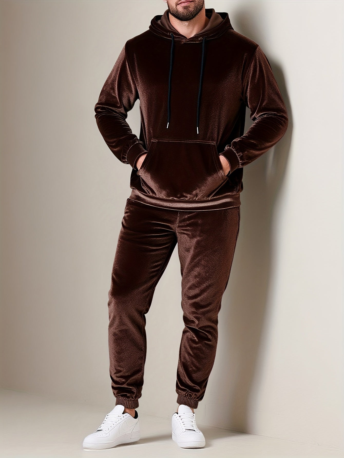 Plus Size Autumn/Winter Fleece-Lined Soft Skin-Friendly Set