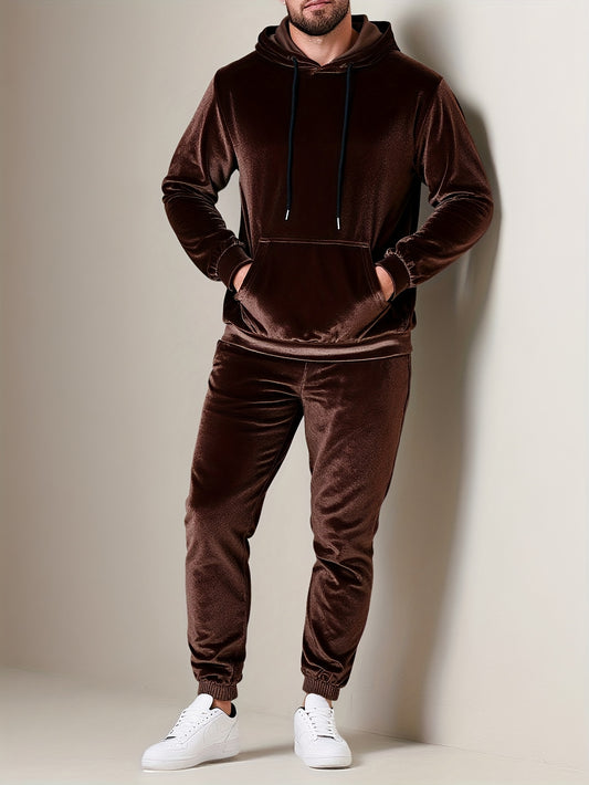 Plus Size Autumn/Winter Fleece-Lined Soft Skin-Friendly Set