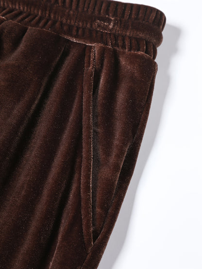 Plus Size Autumn/Winter Fleece-Lined Soft Skin-Friendly Set