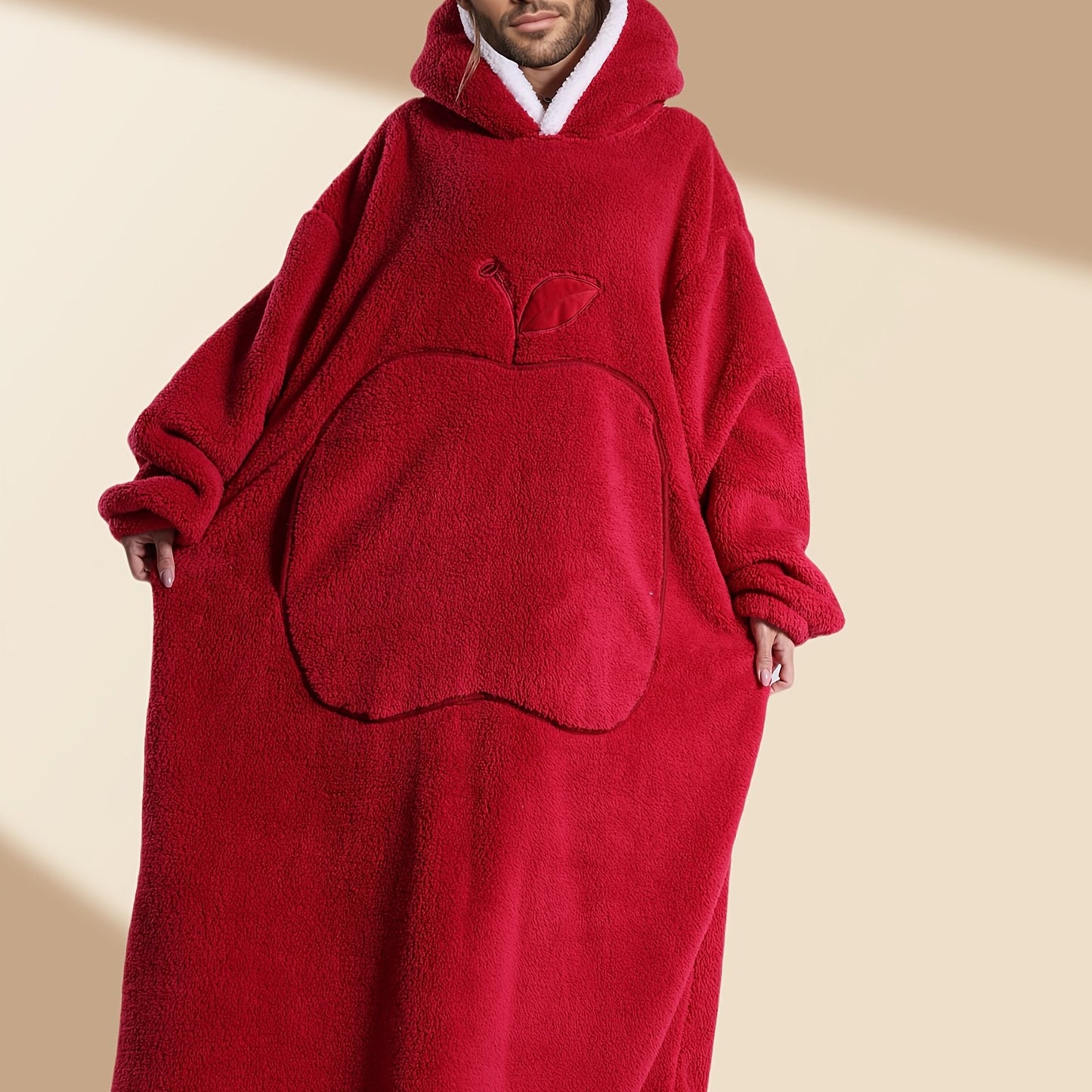 Plus Size Hooded Fleece Sweatshirt