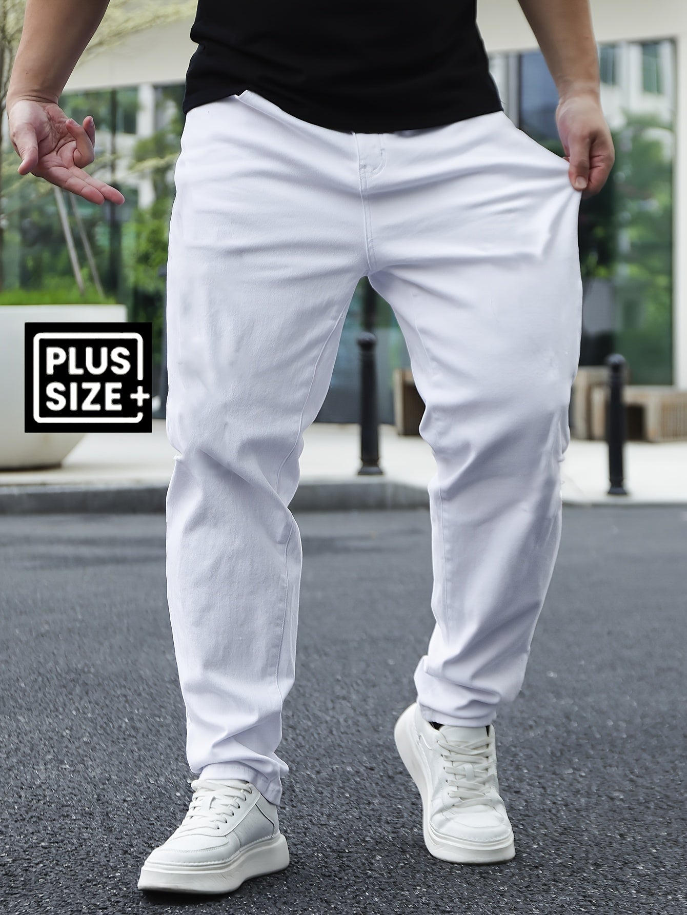 Plus Size Loose Fit Jeans