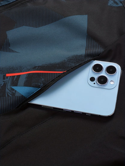 Men'S Plus Size Hooded Jacket - Thickened Winter Coat with Full-Zip Closure