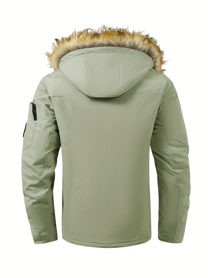 Men's Plus Size Casual Autumn and Winter Flight Jacket