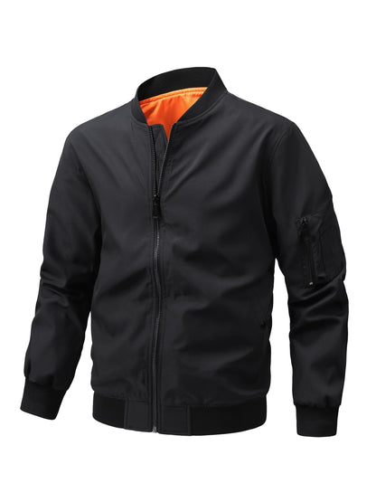 Men's Plus Size Windbreaker Jacket Casual Street Style