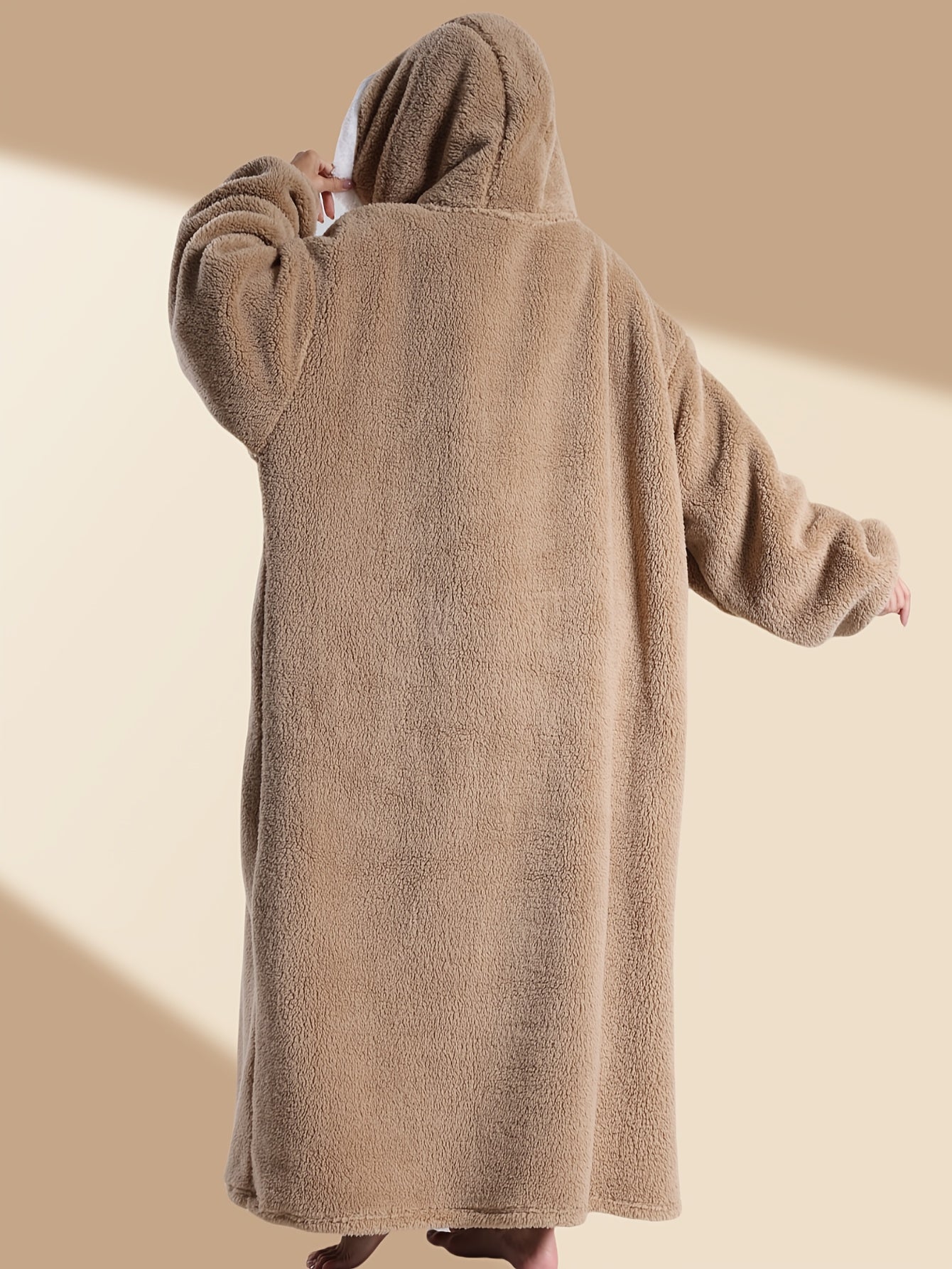 Plus Size Hooded Fleece Sweatshirt