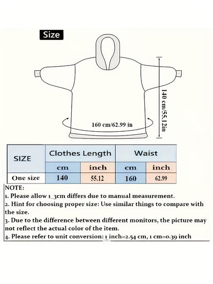 Plus Size Hooded Fleece Sweatshirt