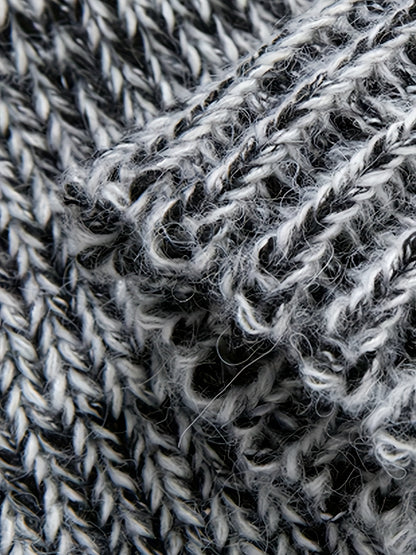 Plus Size Knit Hooded Cardigan Stylish Sweater Coat