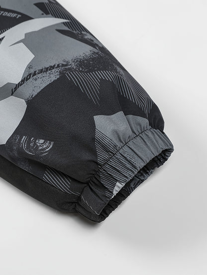 Men'S Plus Size Hooded Jacket - Thickened Winter Coat with Full-Zip Closure