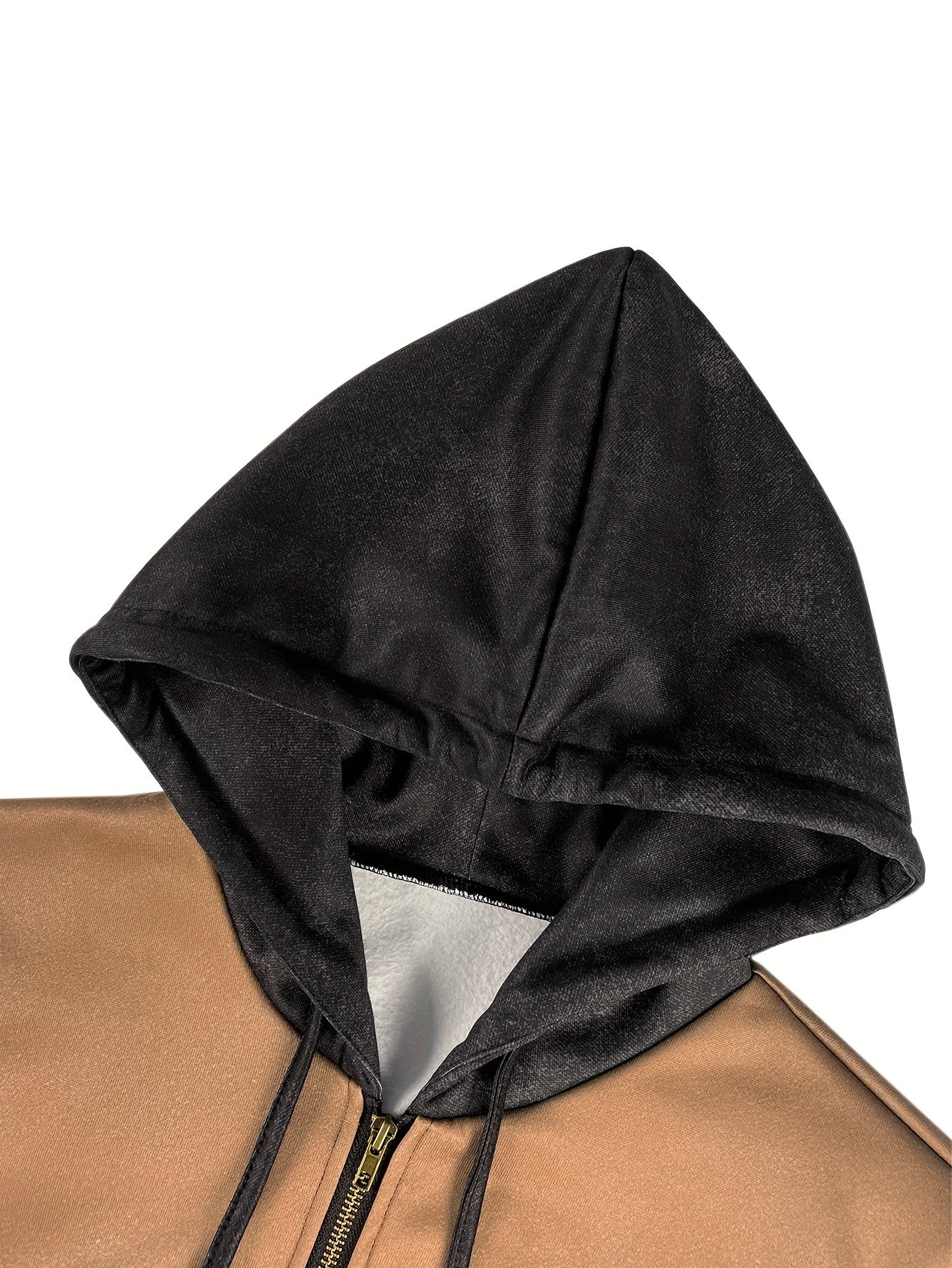 Men’s Plus Size Thermal Hooded Jacket