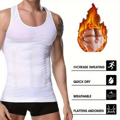 Men's High-Elasticity Waist Control Shapewear Vest