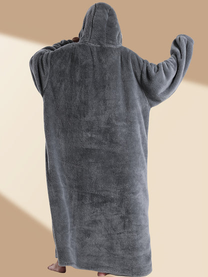 Plus Size Hooded Fleece Sweatshirt