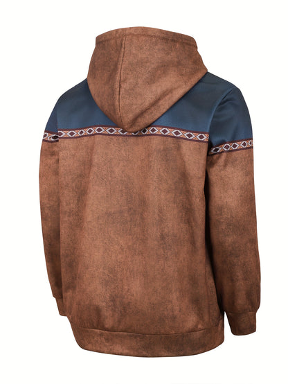 Men’s Plus Size Thermal Hooded Jacket