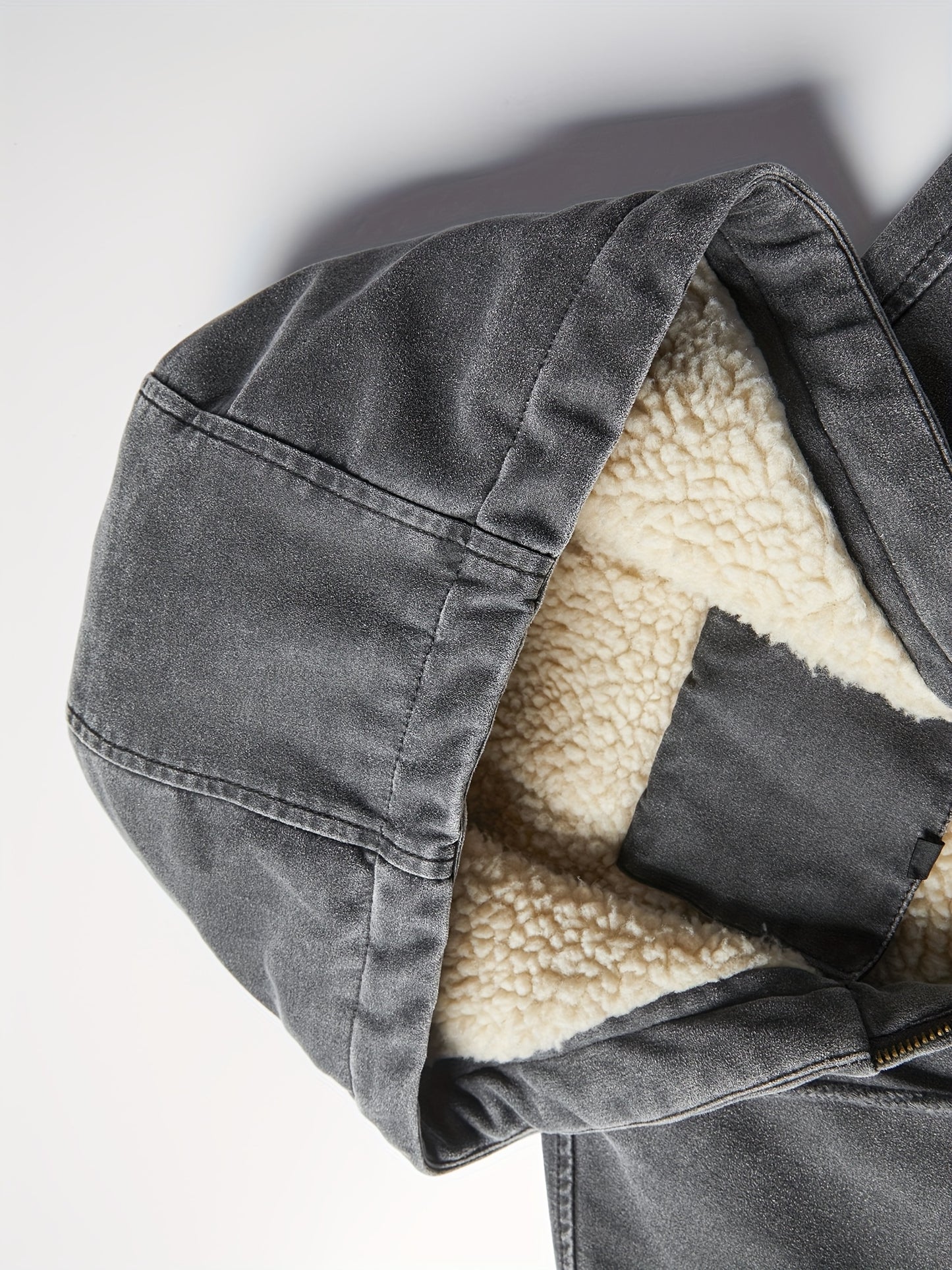 Men’s Plus Size Puffer Hooded Jacket