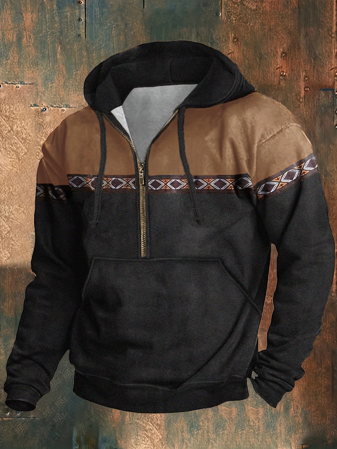 Men’s Plus Size Thermal Hooded Jacket