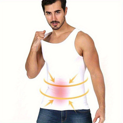 Men's High-Elasticity Waist Control Shapewear Vest