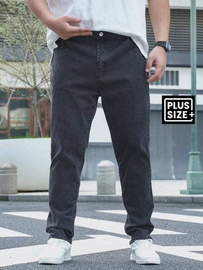 Plus Size Loose Fit Jeans