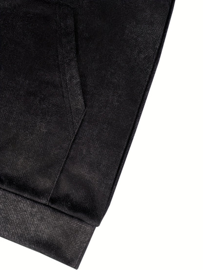 Men’s Plus Size Thermal Hooded Jacket