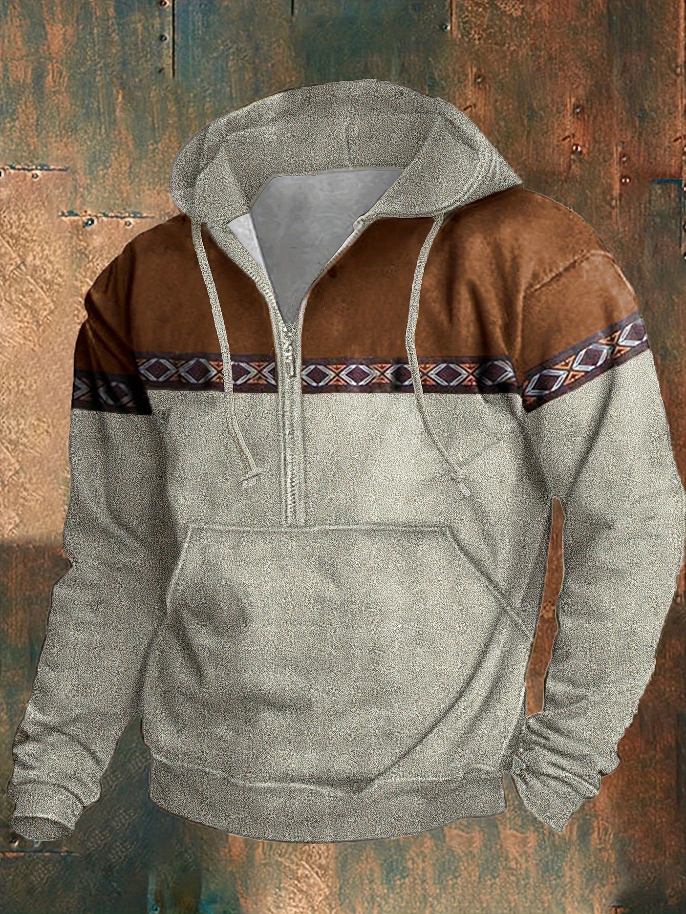 Men’s Plus Size Thermal Hooded Jacket
