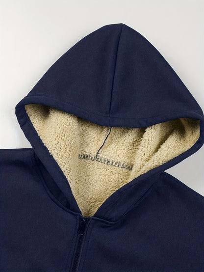 Men’s Plus Size Corduroy Sherpa-Lined Jacket