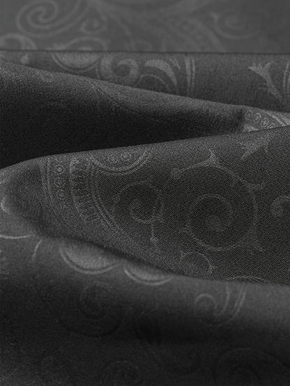 Plus Size Jacket - Fall/Winter Outerwear with Geometric Pattern