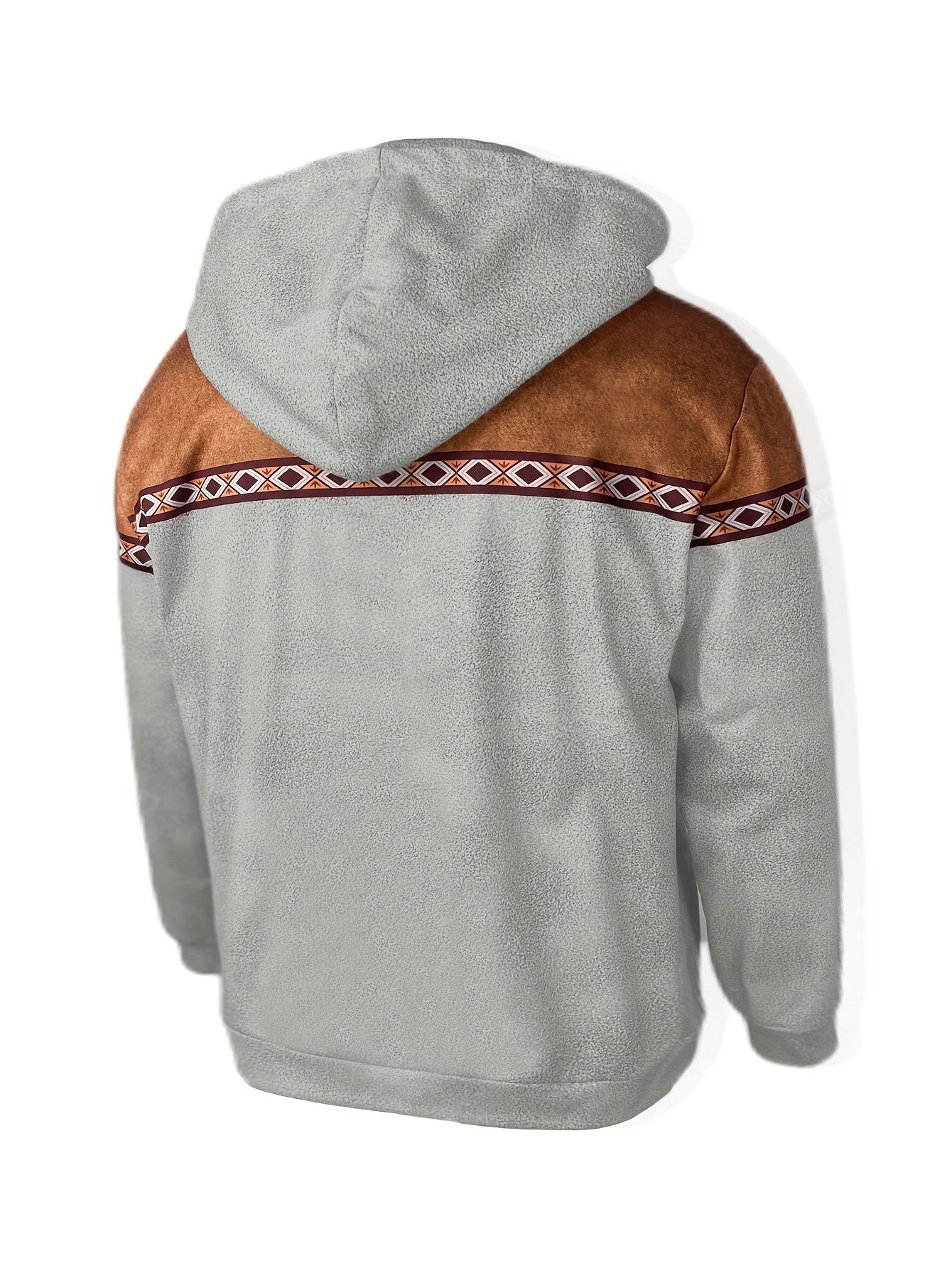 Men’s Plus Size Thermal Hooded Jacket