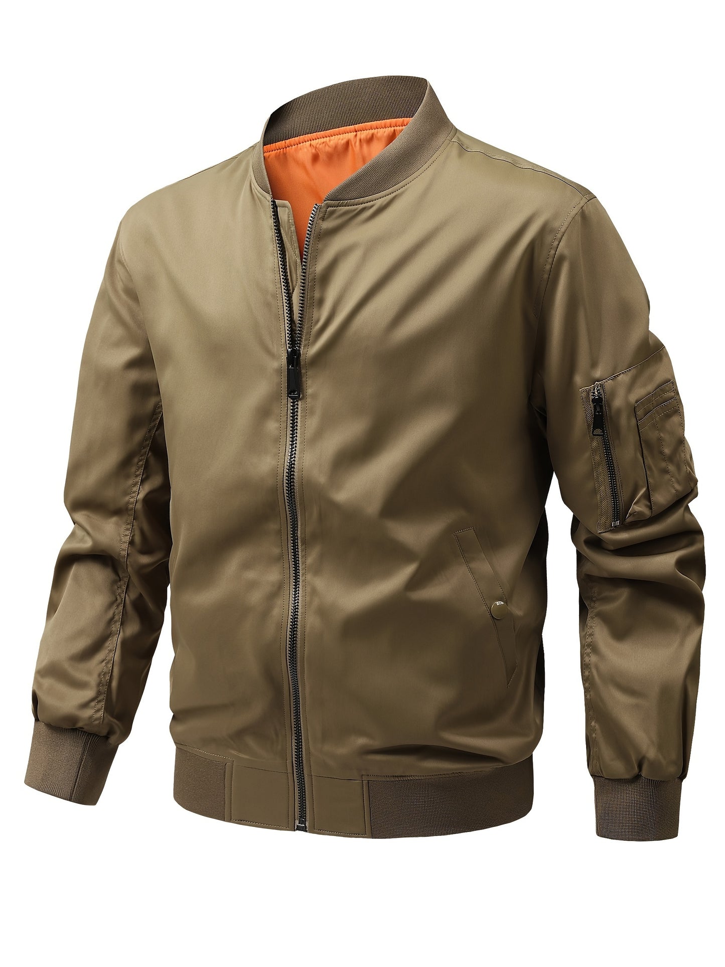 Men's Plus Size Windbreaker Jacket Casual Street Style