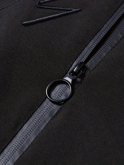 Men's Plus Size Baseball Jacket