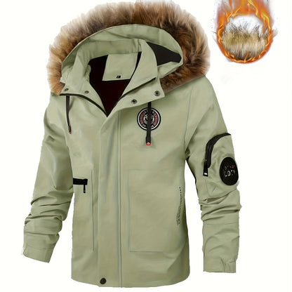 Men's Plus Size Casual Autumn and Winter Flight Jacket